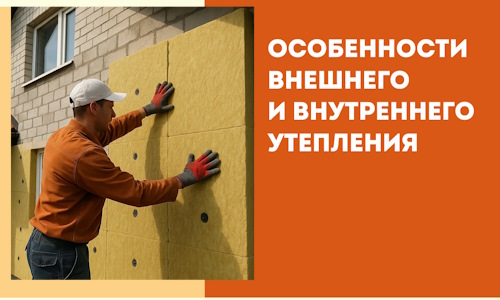 Какие особенности внешнего и внутреннего утепления в Железногорске