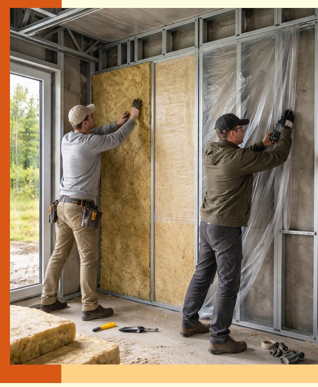 Утепление дома из ЛСТК в Железногорске с гарантией качества и эффективности