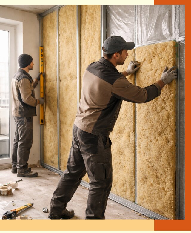 Утепление квартиры изнутри в Железногорске от 4497 руб. за м2 | Проф. работы ТепломастерЖлр