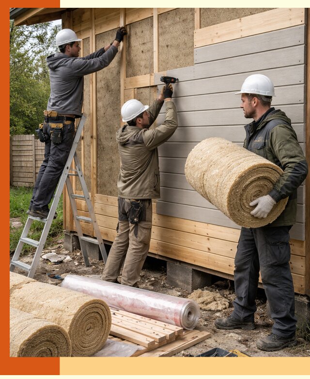 Утепление бани снаружи в Железногорске профессионально и надежно