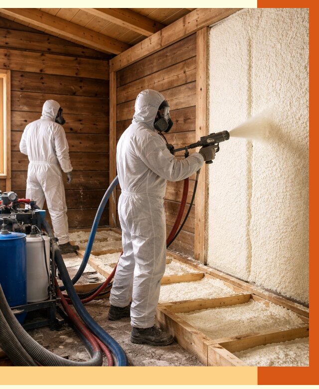 Утепление бани ппу в Железногорске под ключ от 4342 руб./м2 | ТепломастерЖлр - напыление и монтаж ппу