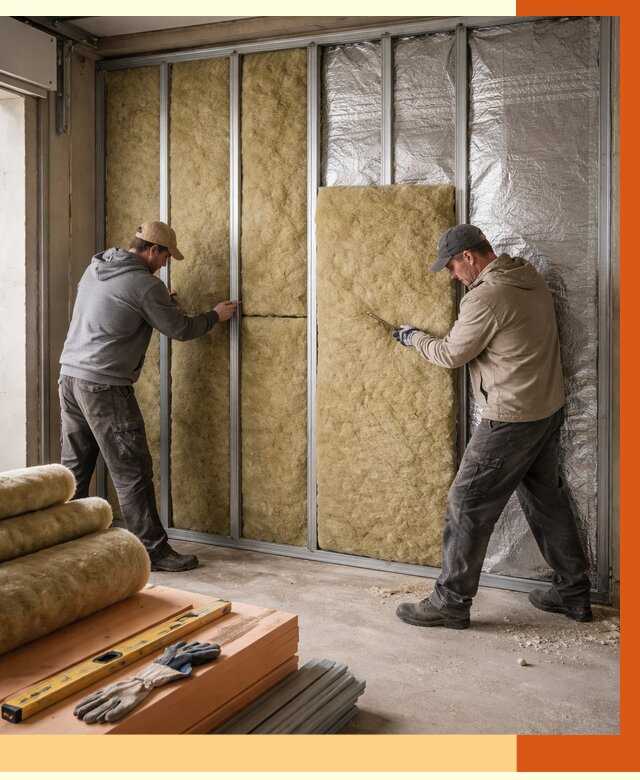 Утепление гаража изнутри в Железногорске от 7753 руб/м2 — работы и цена | ТепломастерЖлр