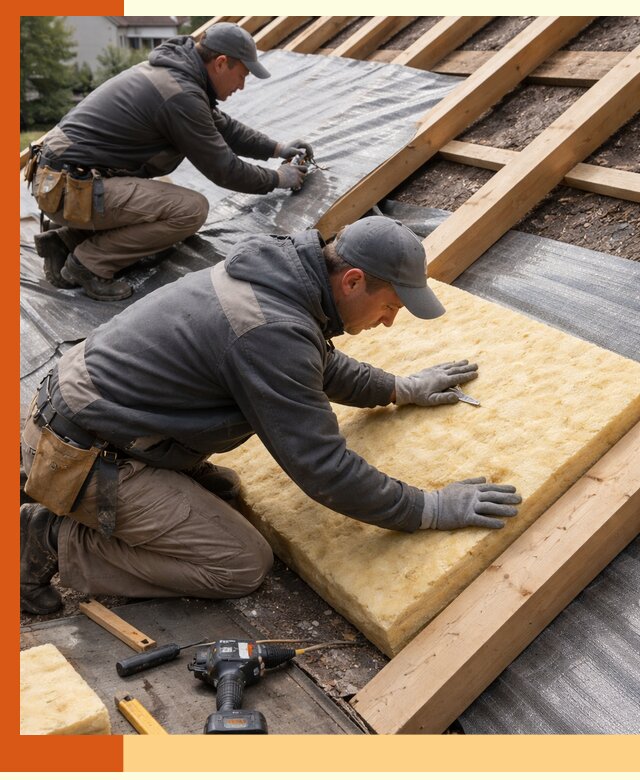 Профессиональное утепление крыши в Железногорске качественно и надежно