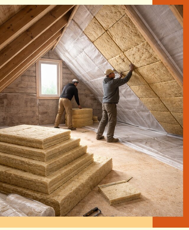 Утепление мансарды в Железногорске от 2584 руб/м2 — комплексно и под ключ | ТепломастерЖлр