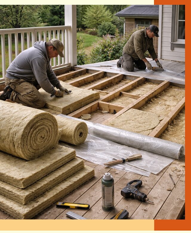 Утепление террасы в Железногорске от 4342 руб./м2 — утеплить террасу под ключ | ТепломастерЖлр