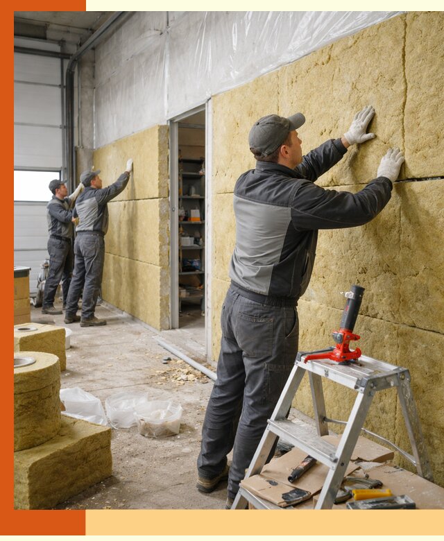 Утепление автосервиса и мастерских в Железногорске качественно и надёжно