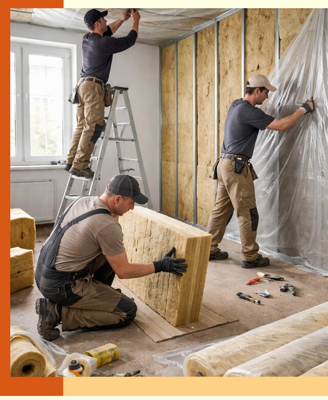 Утепление офисных помещений под ключ в Железногорске