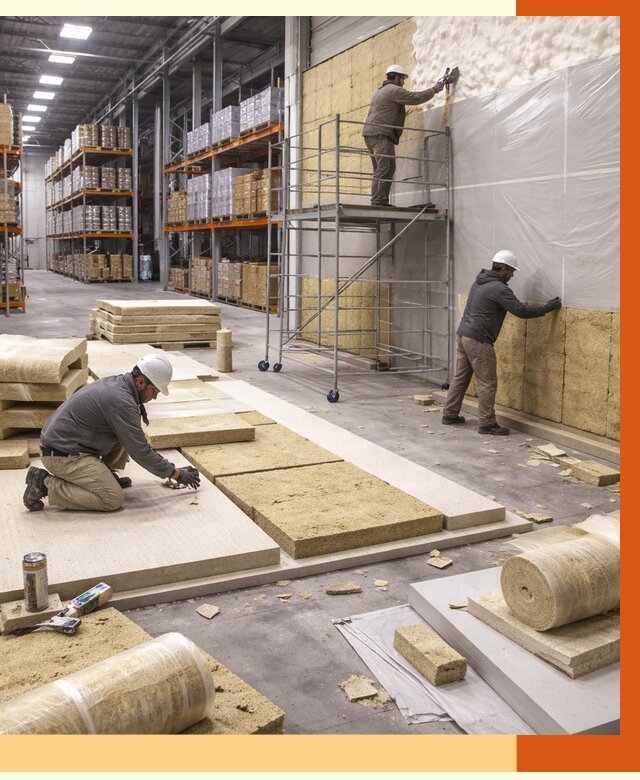 Утепление складского терминала в Железногорске от 7753 руб./м² под ключ | ТепломастерЖлр