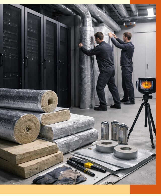 Утепление серверной в Железногорске от 8786 руб./м² — комплексно под ключ | ТепломастерЖлр