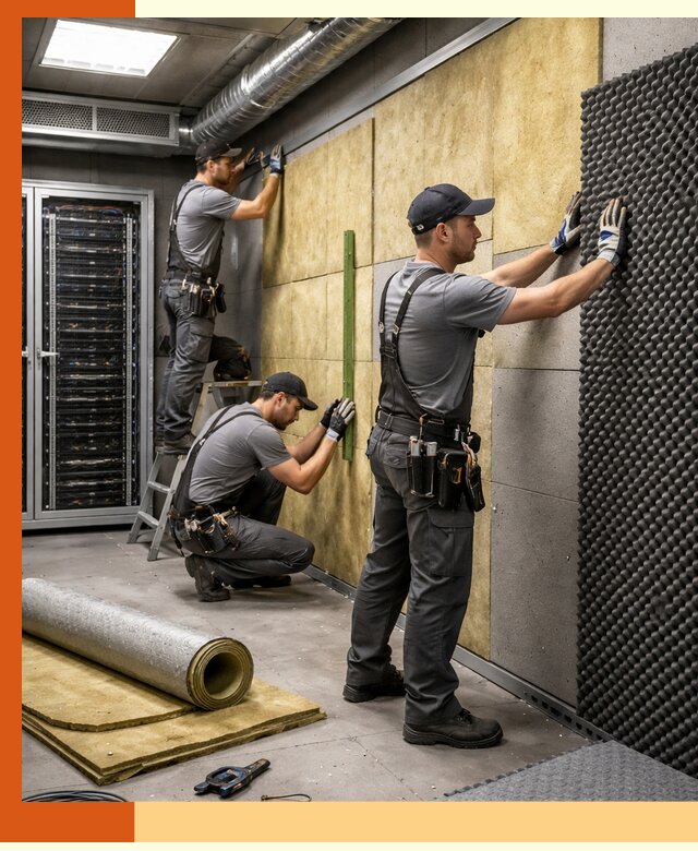 Утепление серверной комнаты профессионально в Железногорске