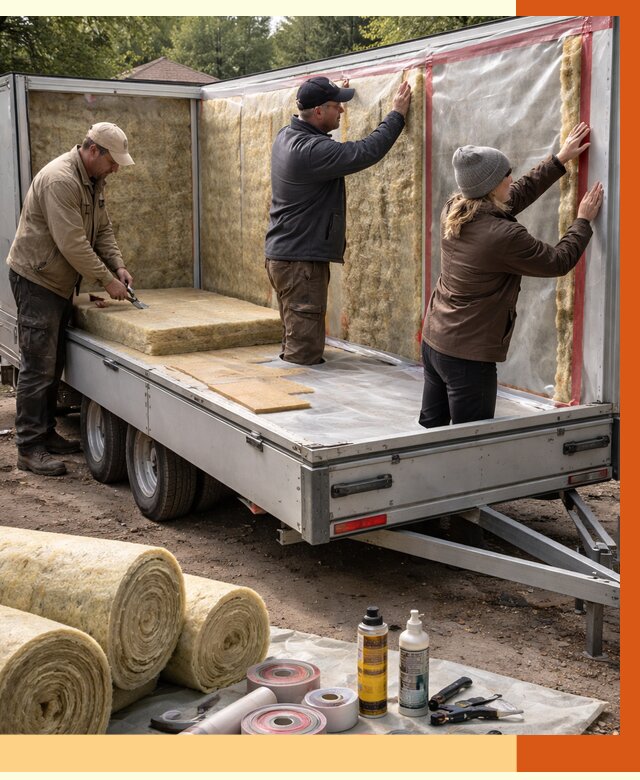 Утепление прицепа в Железногорске под ключ от 12921 руб. — комплекс от ТепломастерЖлр