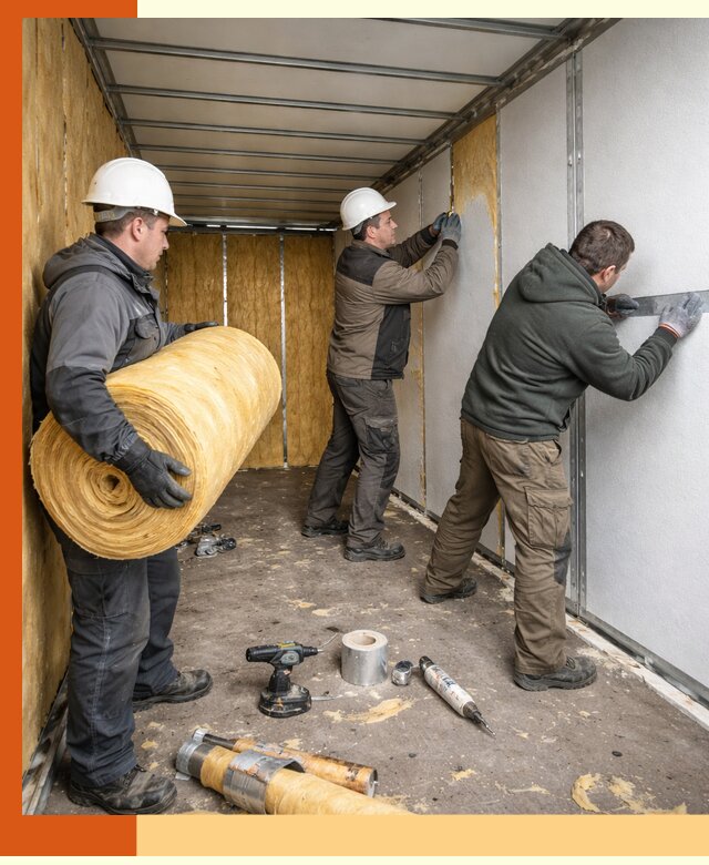 Утепление рефрижераторного контейнера в Железногорске профессионально и надежно
