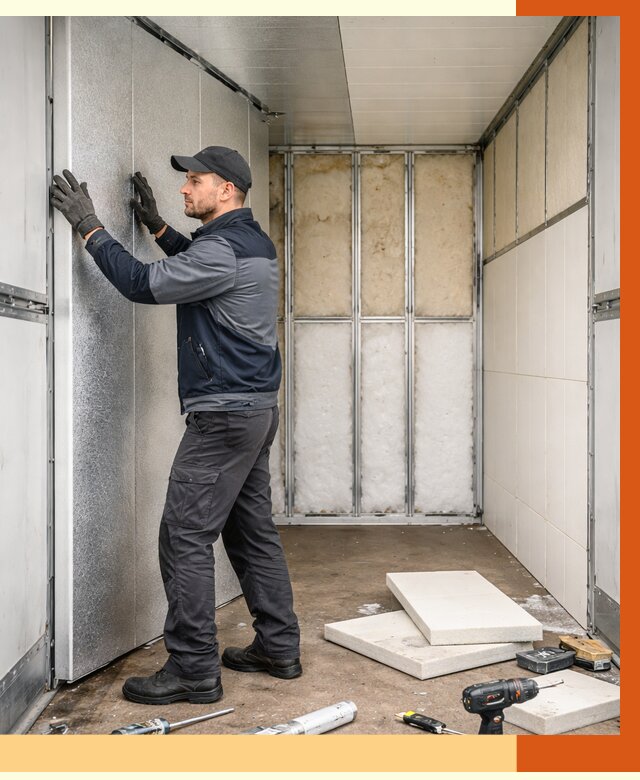 Утепление холодильного кузова в Железногорске от 13955 руб. под ключ | ТепломастерЖлр