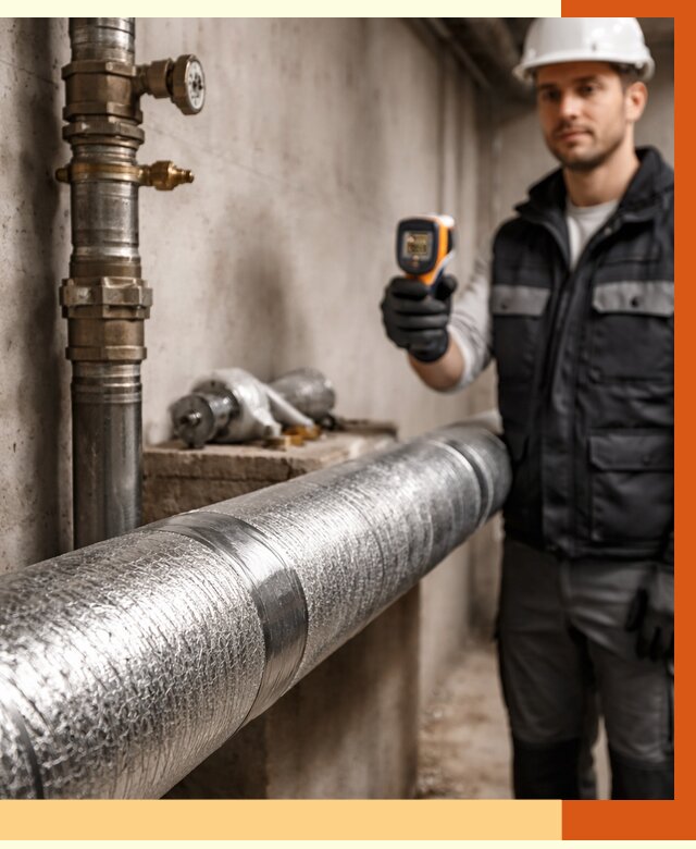 Утепление труб водоснабжения в Железногорске от 8786 руб. за м² — услуги ТепломастерЖлр