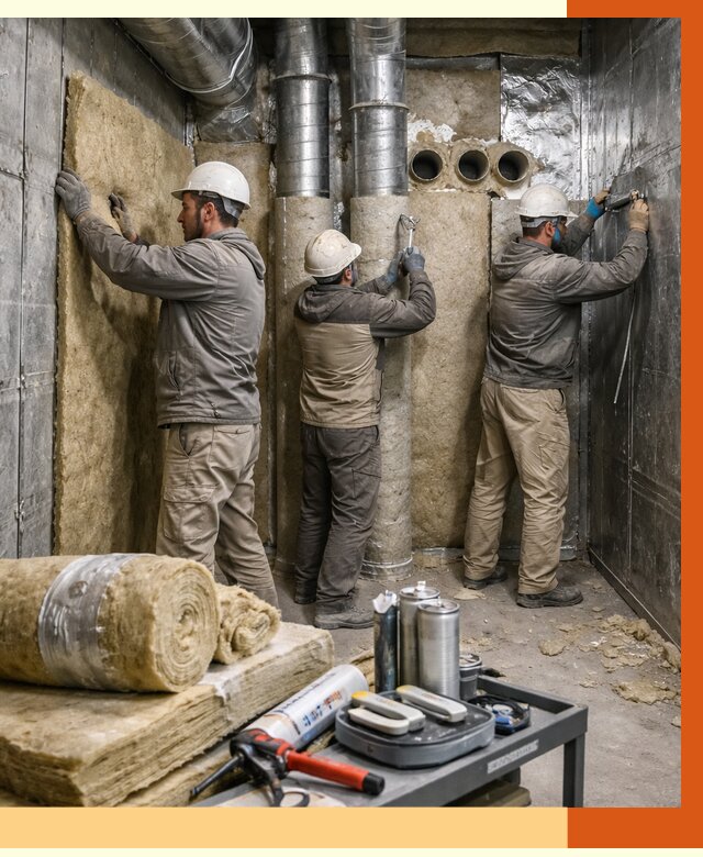 Утепление венткамеры в Железногорске под ключ от 1499 руб. — профессионально | ТепломастерЖлр