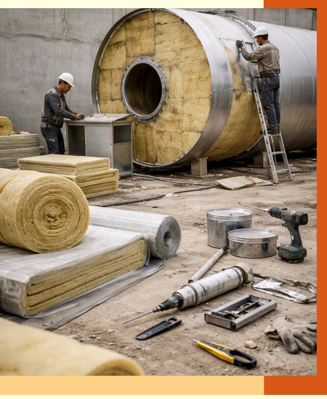 Утепление резервуара с топливом в Железногорске от 28427 руб. под ключ | ТепломастерЖлр