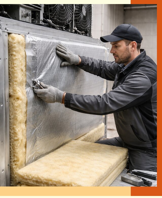 Утепление холодильного агрегата в Железногорске от 8786 руб. под ключ | ТепломастерЖлр