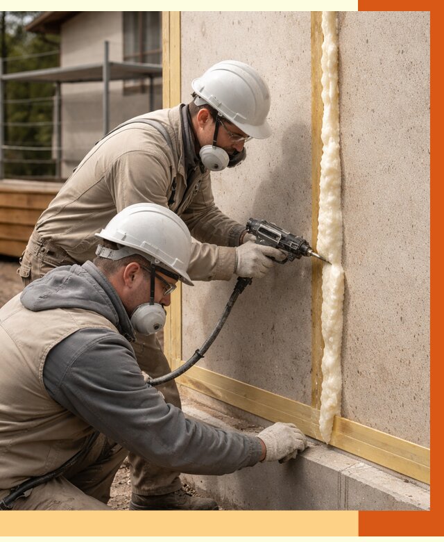 Утепление сип панелей ППУ в Железногорске от 4962 руб. под ключ | ТепломастерЖлр