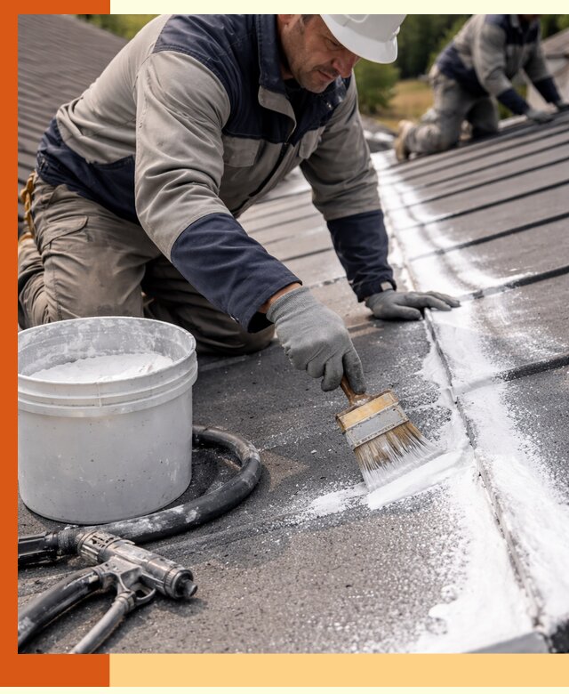 Утепление кровли жидкой теплоизоляцией в Железногорске