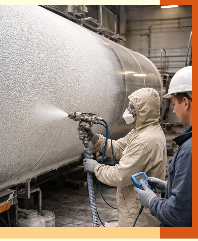 Утепление автоцистерны жидкой теплоизоляцией в Железногорске от 14989 руб. под ключ | ТепломастерЖлр