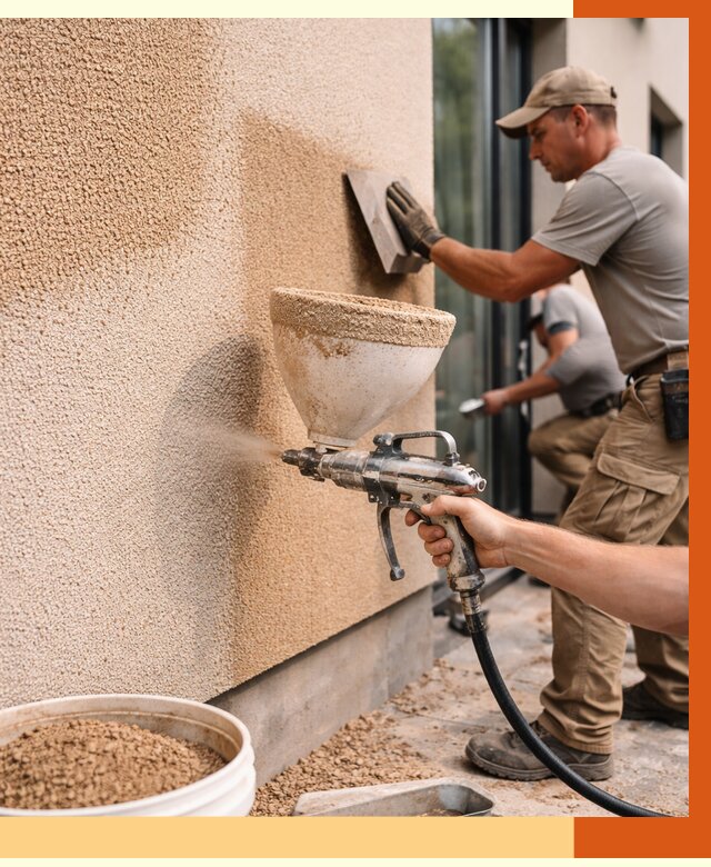 Утепление фасада жидкой пробкой в Железногорске от 4962 руб./м² под ключ | ТепломастерЖлр