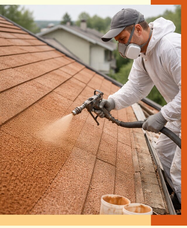 Утепление кровли жидкой пробкой в Железногорске от 2791 руб./м² под ключ | ТепломастерЖлр