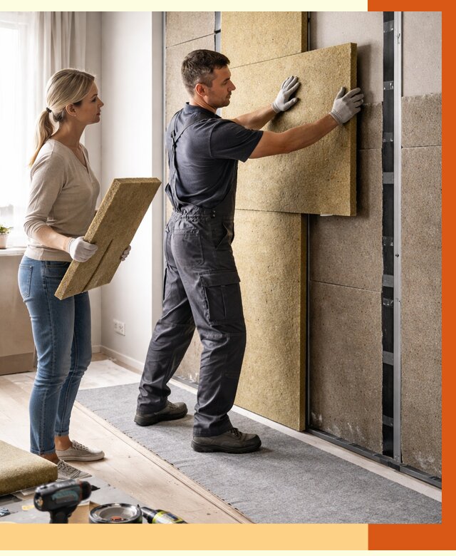 Профессиональная шумоизоляция квартиры в Железногорске от 7753 руб. за м2 | ТепломастерЖлр