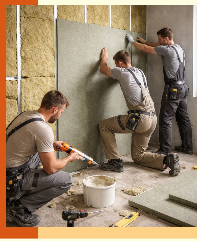 Профессиональная шумоизоляция стен в Железногорске для квартир и домов