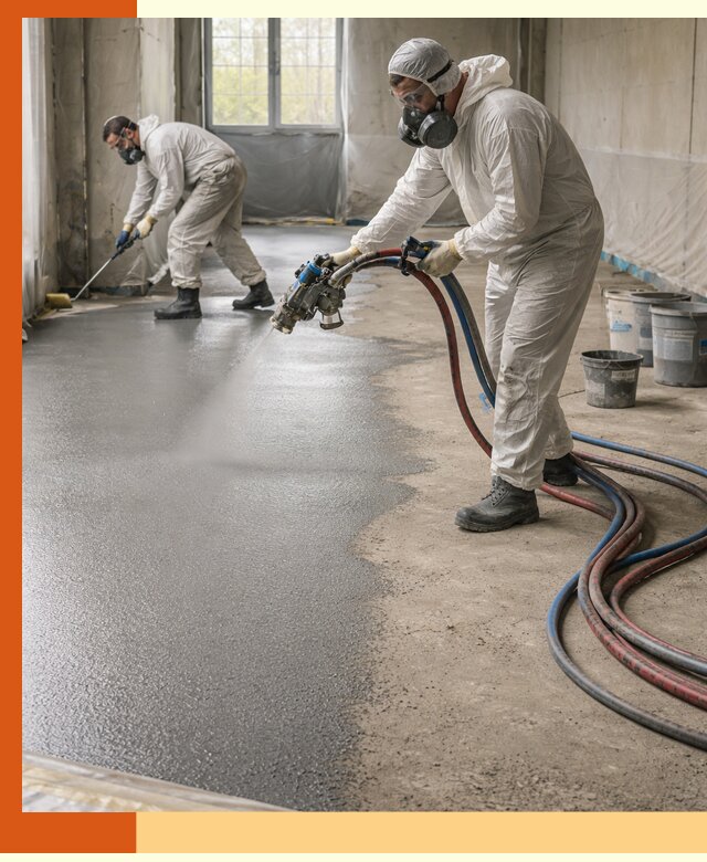 Гидроизоляция полимочевиной полов и конструкций в Железногорске