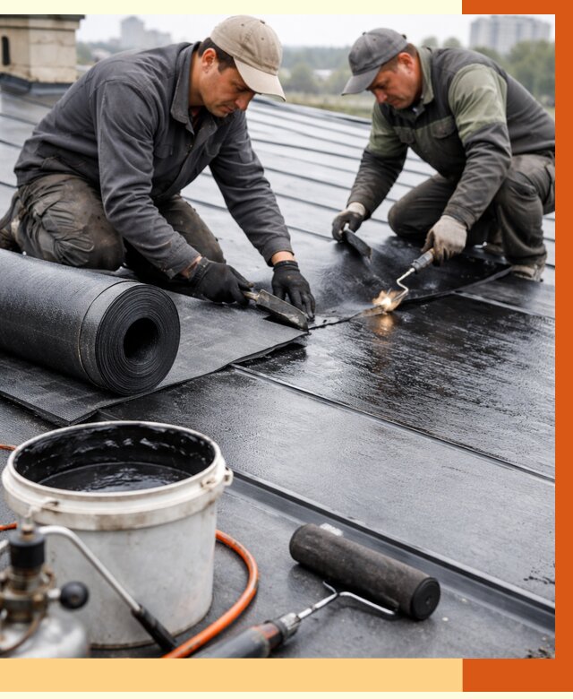 Гидроизоляция фальцевой кровли в Железногорске от 7753 руб. под ключ | ТепломастерЖлр