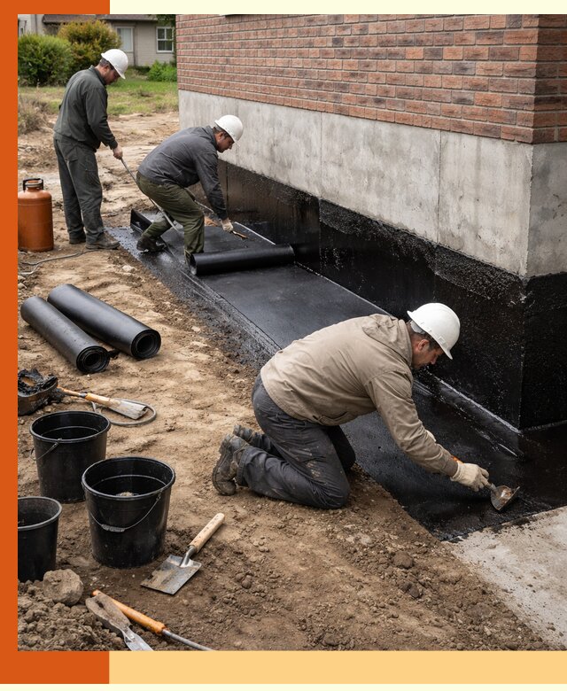 Гидроизоляция фундамента в Железногорске: надежная защита строений