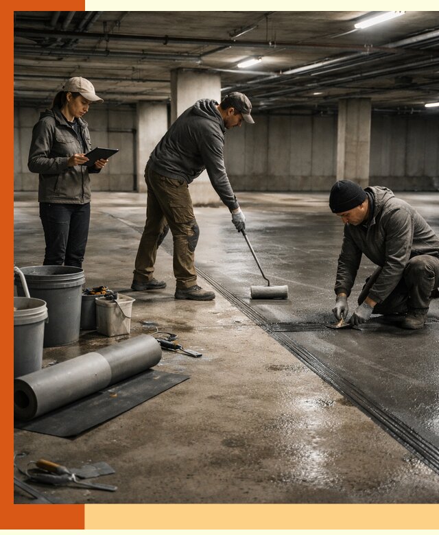 Гидроизоляция паркинга в Железногорске: качественная защита зданий