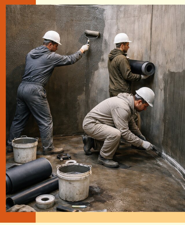 Гидроизоляция резервуара профессионально в Железногорске