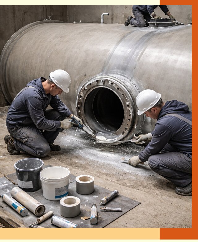 Гидроизоляция резервуара с топливом в Железногорске от 77528 руб. под ключ | ТепломастерЖлр