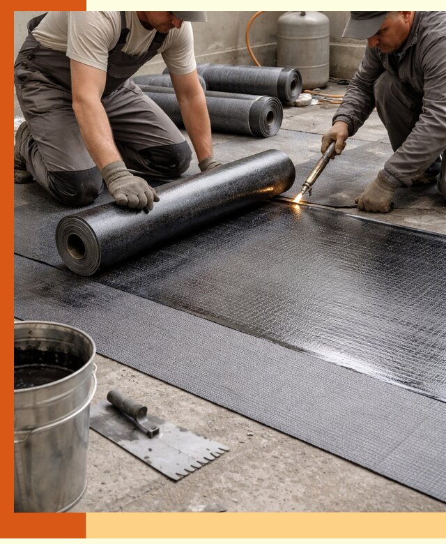 Монтаж гидроизоляционной мембраны в Железногорске для зданий и конструкций