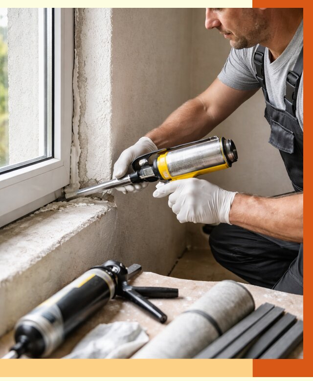 Герметизация стыков и примыканий в Железногорске от 1240 руб. под ключ | ТепломастерЖлр