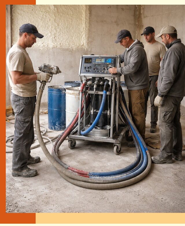 Аренда установки для напыления ППУ в Железногорске на выгодных условиях